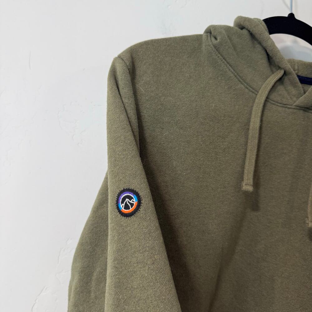 Patagonia Unisex Uprisal Hoodie Sweatshirt Pullover Green Fitz Roy Icon Medium - Picture 3 of 9